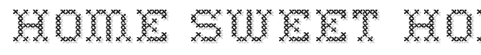 Home Sweet Home font